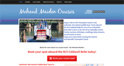 Desktop Screenshot of mohawkmaidencruises.com